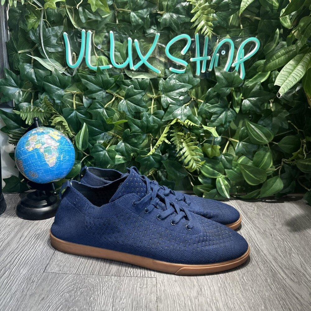 Suavs The Zilker Blue Gum Knit Low Top Sneakers Men's Size 14 Lace Up Shoes